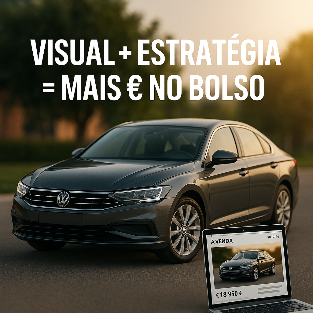 Fotografia profissional de carro para anúncio